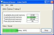 MemoryCleaner screenshot